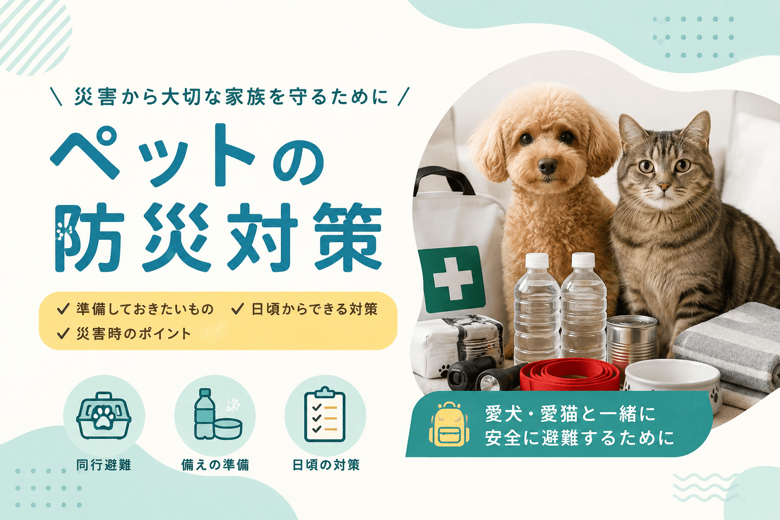 犬猫防災
